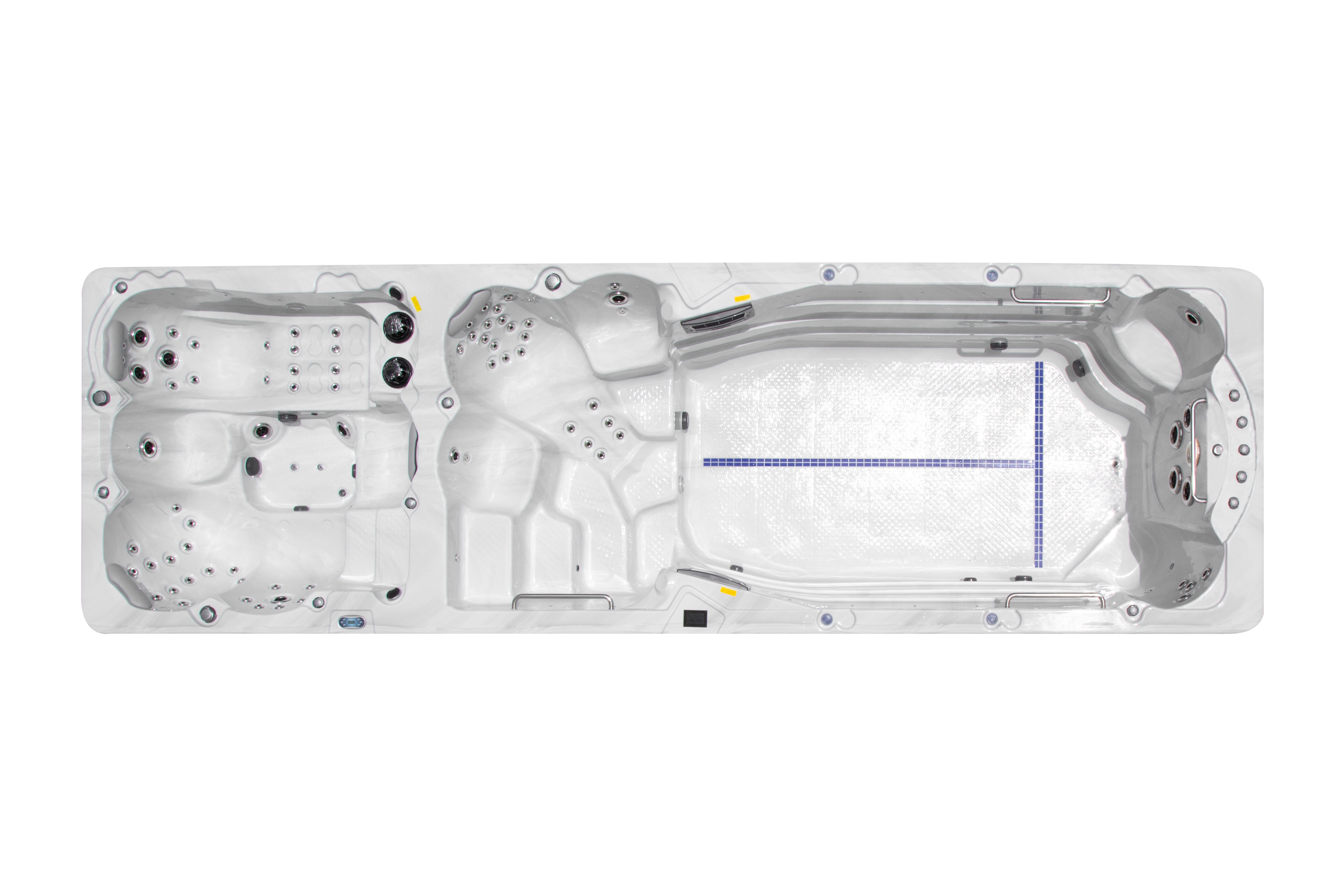 Бассейн с двумя чашами NordicSpa Alyaska (рис.1)